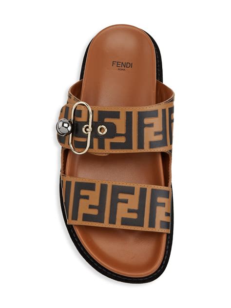 fendi sandals with fur|Fendi sandals flat woman.